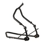 B�quille motoblouz avant sous te de fourche ajustable en hauteur et repliable universel black