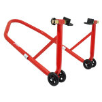 B�quille p2r leve - bequille stand arriere universel acier rouge