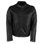 Blouson moto dxr legend - full black black / black Blouson moto dxr legend - full black black / black