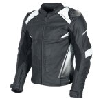 Blouson moto dxr randy r black / white Blouson moto dxr randy r black / white