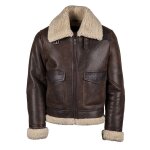 Blouson helstons bombardier thunder marron