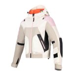 Blouson moto alpinestars molly air sand pink almond