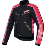 Blouson moto alpinestars stella t - dyno wr black fushia