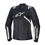 Blouson moto alpinestars stella t - sps air v2 black / white