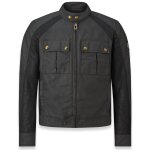 Blouson moto belstaff temple coton wax black