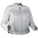 Blouson moto bering alias queen size gris clair
