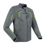 Blouson moto bering dundy gris / jaune