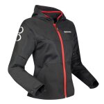 Blouson moto bering lady profil noir / rouge