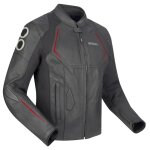 Blouson moto bering radial noir / rouge