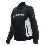 Blouson moto dainese air frame 3 tex women black / white / white