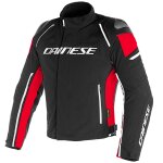 Blouson moto dainese racing 3 d - dry black / black / red