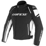 Blouson moto dainese racing 3 d - dry black / black / white
