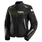 Blouson moto furygan agata noir / blanc / or