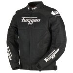 Blouson moto furygan atom vented evo noir / blanc