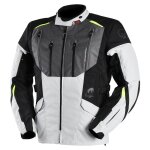 Blouson moto furygan brooks noir / pearl / anthra / fluo