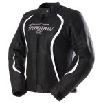 Blouson moto furygan odessa vented 3en1 noir / blanc