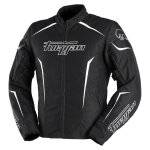 Blouson moto furygan yori noir / blanc / blanc