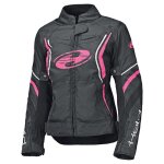 Blouson moto held baxley top femme noir / rose