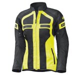 Blouson moto held tropic 3. 0 femme noir / jaune fluo