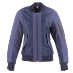 Blouson moto helstons elisa air bleu
