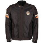 Blouson moto helstons elron mesh marron