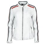 Blouson moto helstons jade blanc
