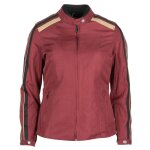 Blouson moto helstons jade tex bordeaux