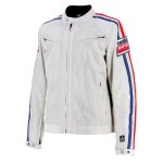 Blouson moto helstons racing air motul silver