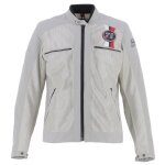 Blouson moto helstons stinger air silver