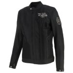 Blouson moto helstons von dutch speed racer air noir / noir