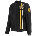 Blouson moto helstons von dutch speed racer air noir / blanc / jaune