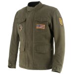 Blouson moto helstons von dutch warrior kaki