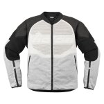 Blouson moto icon overlord3 blanc