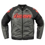 Blouson moto icon overlord3 magnacross grey