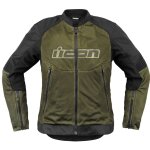 Blouson moto icon overlord3 mesh women green