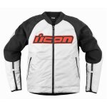 Blouson moto icon overlord3 white