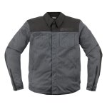 Blouson moto icon upstate mesh gris