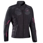 Blouson moto ixon cell lady fushia noir / fushia