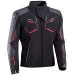 Blouson moto ixon cell noir / gris / rouge