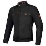 Blouson moto ixon cornet noir / marron