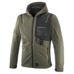 Blouson moto ixon m - quarter kaki / noir