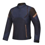 Blouson moto ixon striker retro noir / navy
