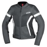 Blouson moto ixs trigonis - air femme gris fonc� / gris / blanc