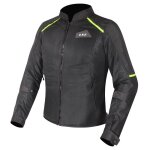 Blouson moto ls2 breeze femme black yellow