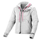 Blouson moto macna district femme gris clair