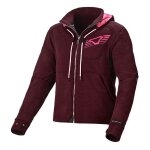 Blouson moto macna district femme rouge