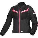 Blouson moto macna tondo femme noir / rose