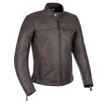 Blouson moto oxford walton marron