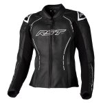Blouson moto rst s1 femme noir / blanc