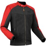 Blouson moto segura dikinson noir / rouge
